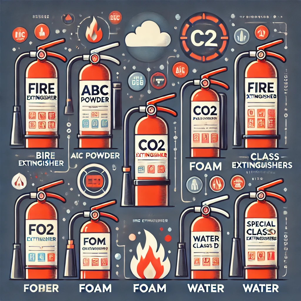 Tipos de extintores
