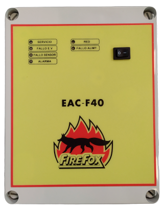 Central de extinción automática de cocina