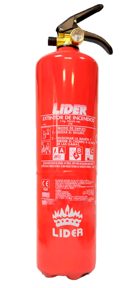 Extintor polvo ABC 3 kg