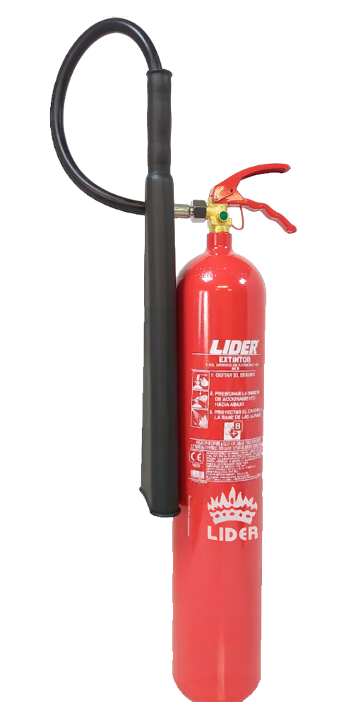 Extintor CO₂ 5 kg