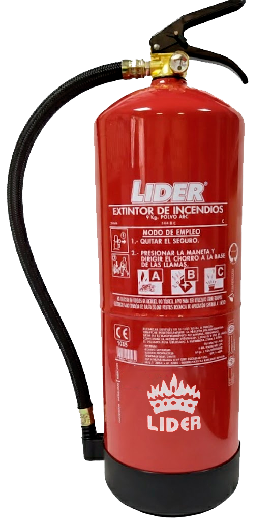 Extintor polvo ABC 9 kg