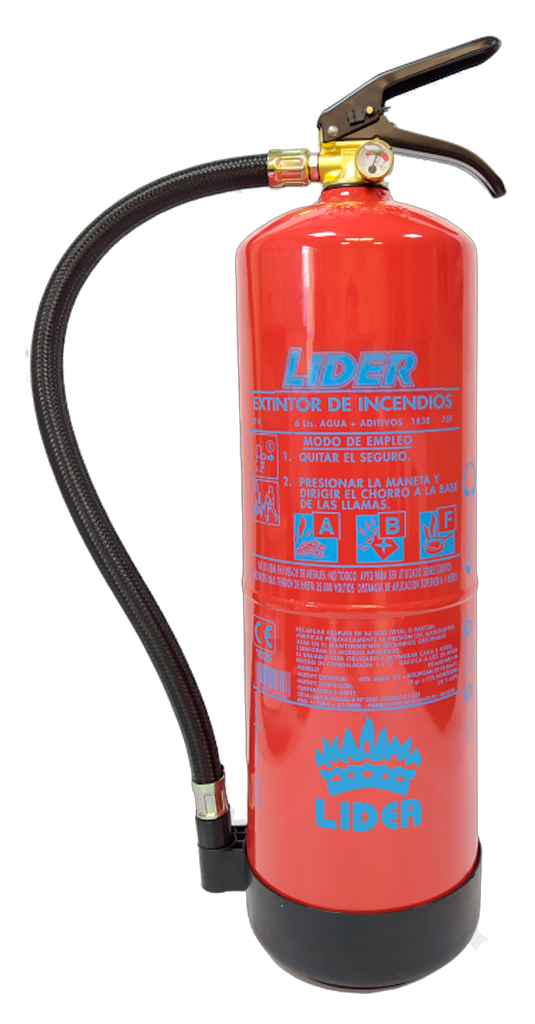 Extintor agua aditivada 6 L