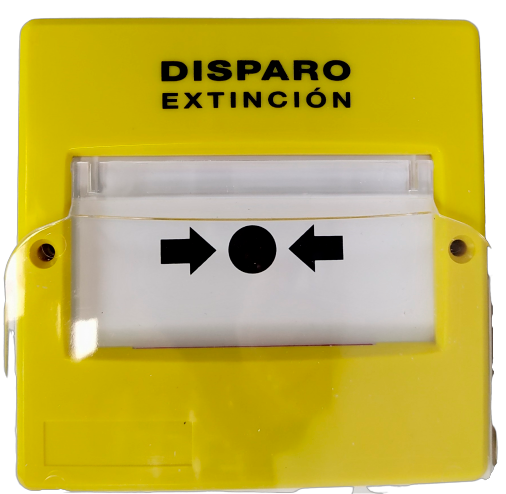 Pulsador de disparo de extinción de cocina